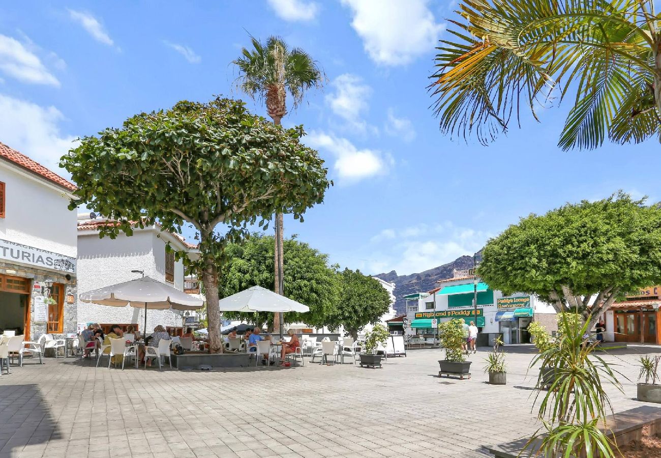 Apartamento en Puerto de Santiago - The Little Square Apt, Los Gigantes, Terrace, WiFi