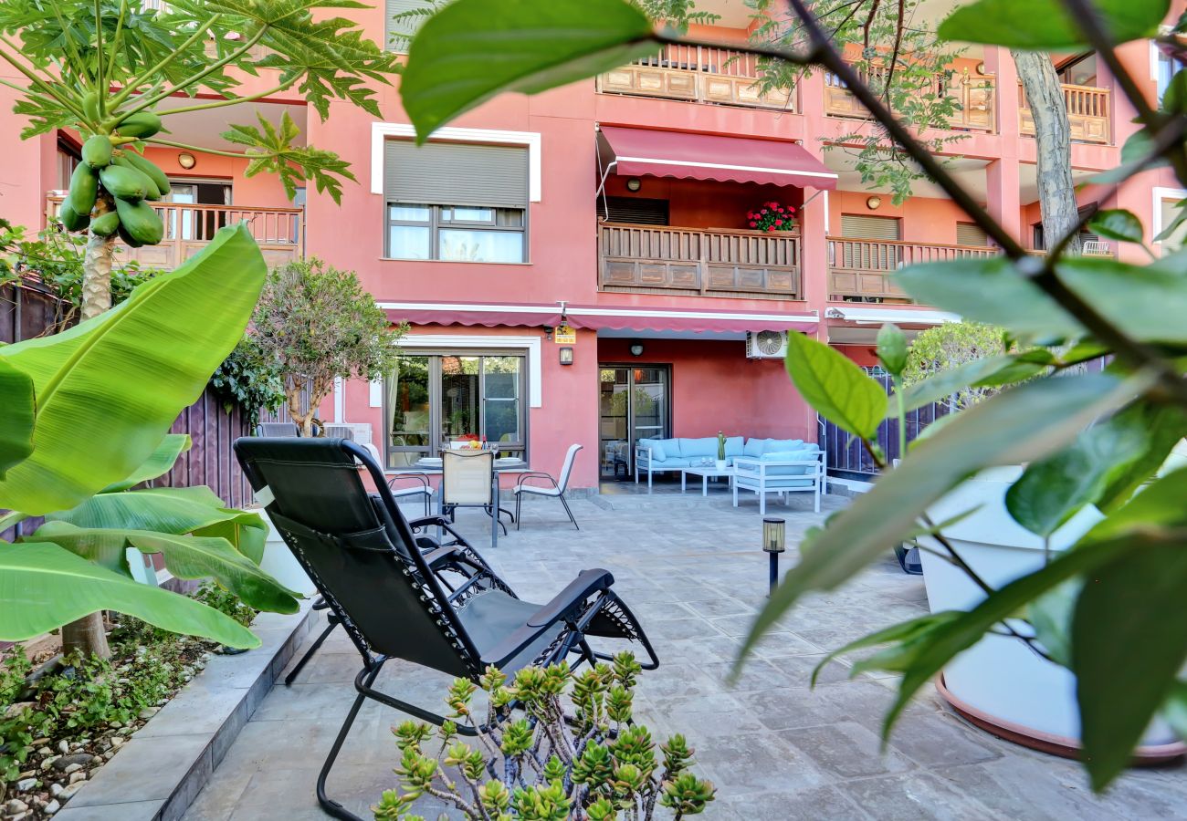 Apartamento en Palm - Mar - The Garden Apartment, Garage, Fiber, Air Con