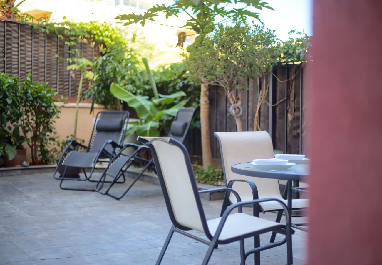Apartamento en Palm - Mar - The Garden Apartment, Garage, Fiber, Air Con