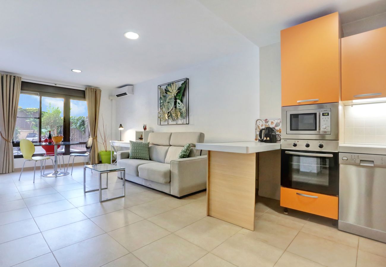 Apartamento en Palm - Mar - The Garden Apartment, Garage, Fiber, Air Con