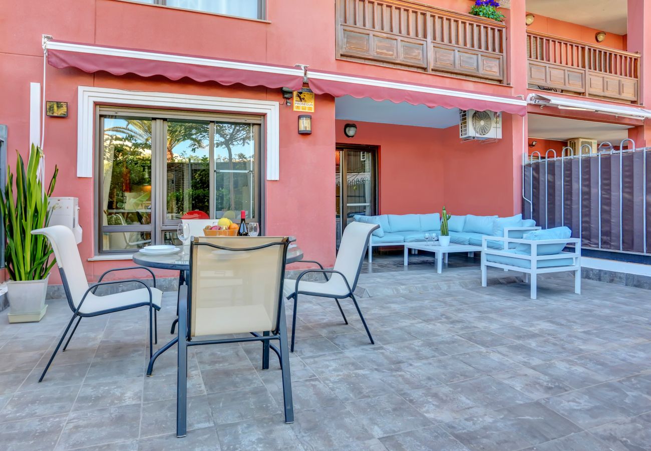 Apartamento en Palm - Mar - The Garden Apartment, Garage, Fiber, Air Con