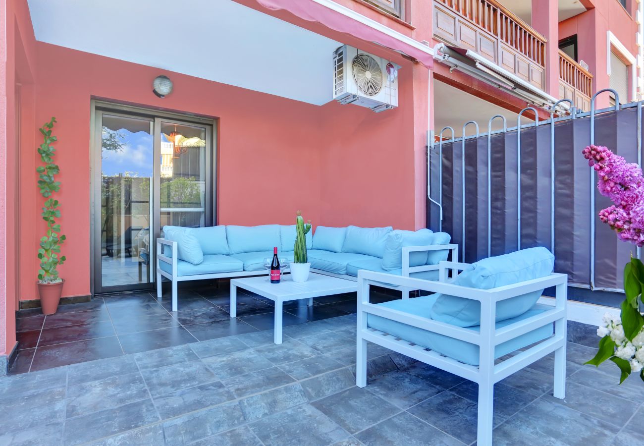 Apartamento en Palm - Mar - The Garden Apartment, Garage, Fiber, Air Con
